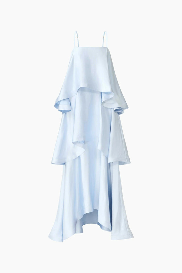Elliatt Tilly Tiered Maxi Dress in Blue - Dresses