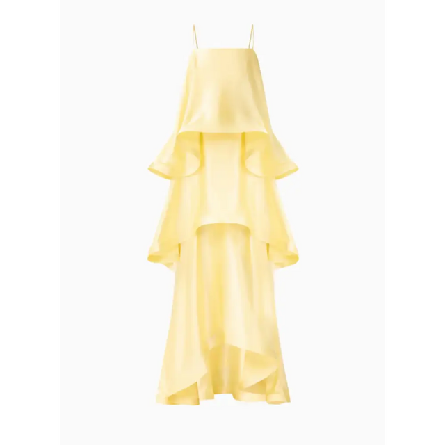 Elliatt Tilly Tiered Maxi Dress in Butter Yellow - 8 / Yellow - Dresses