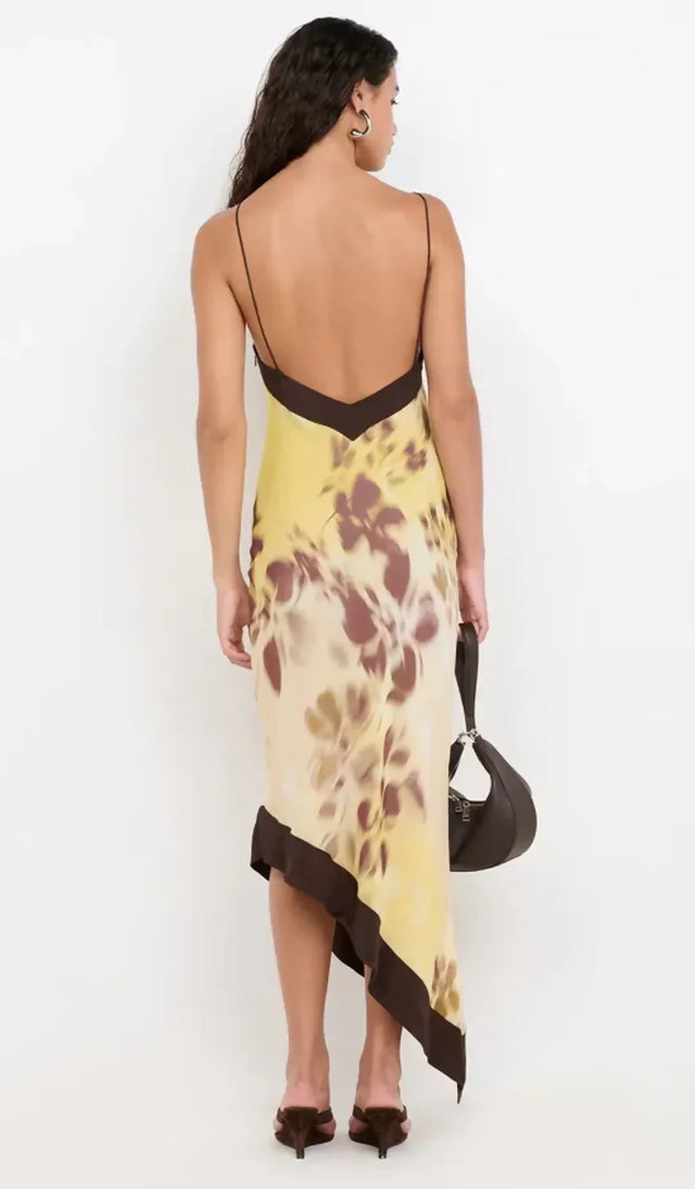 Bec + Bridge Blaise Asym Midi Dress | Palmera Floral