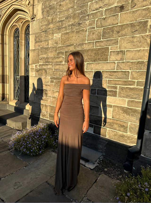Entire Studios Pillar Dress in Moss - Dresses