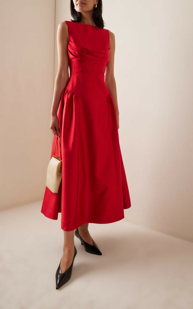 Rachel Gilbert Sawyer Dress Red Size 2/AU10