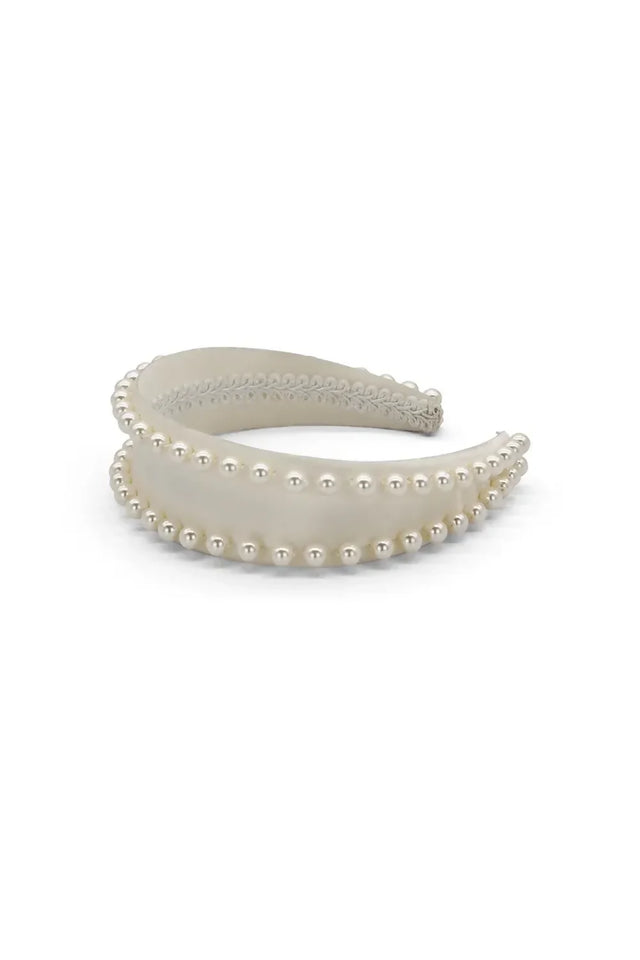 Morgan & Taylor Raleigh Headband - White