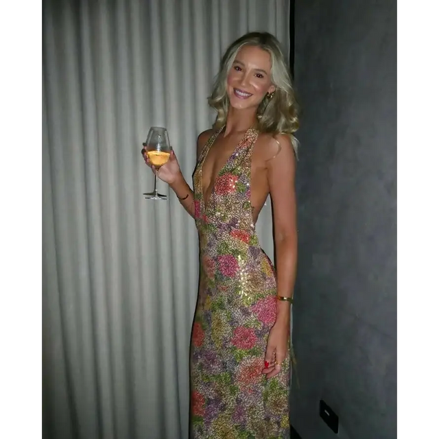 Fait Par Foutch Liana Dress - 6 / Fleur Sequin - Dresses