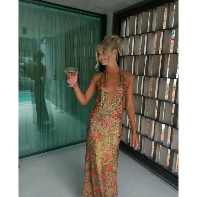 Fait Par Foutch Liana Dress - 6 / Fleur Sequin - Dresses