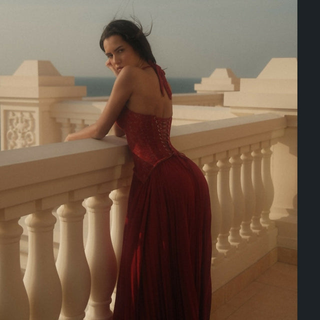 Fenity Gaia Dress Red - Dresses