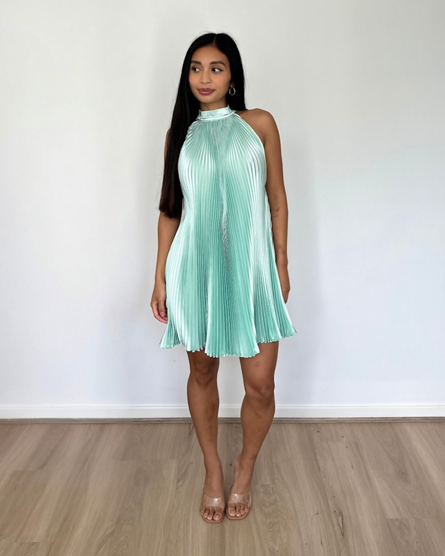 L'idee Amour Mini Dress Mint