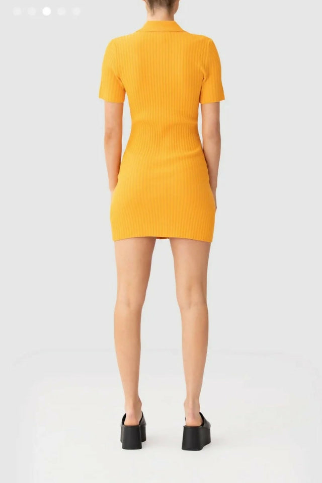 Finders Keepers Sadie Knot Dress - 8 / Yellow - Dresses