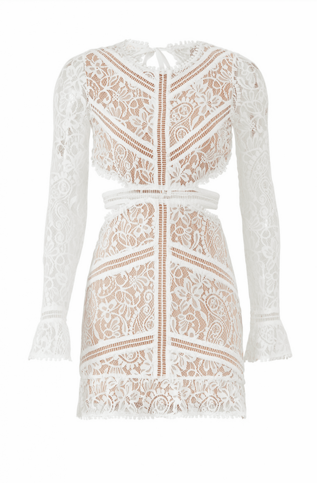 EMERIE CUT OUT DRESS – WHITE-3-1449x2205