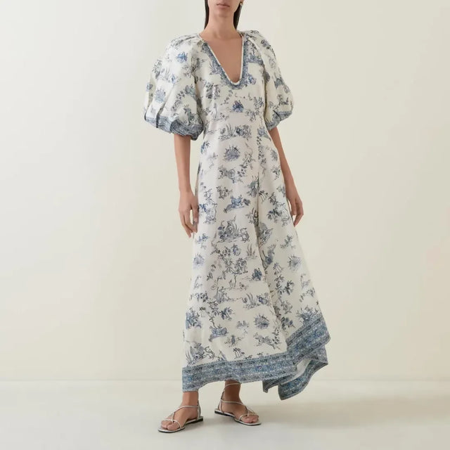 Alemais Casa Midi Dress Print