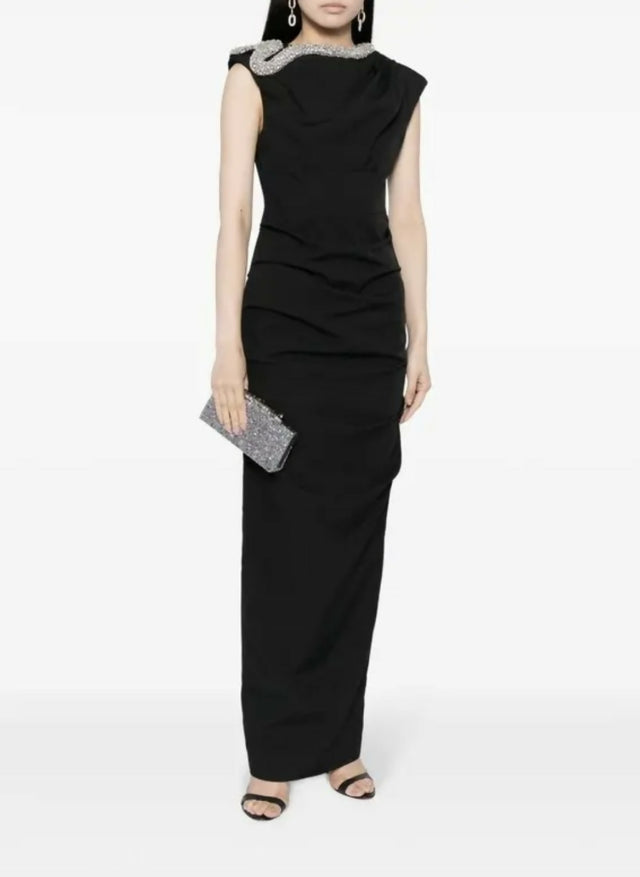 Rachel Gilbert Farley Gown Black 4/AU14