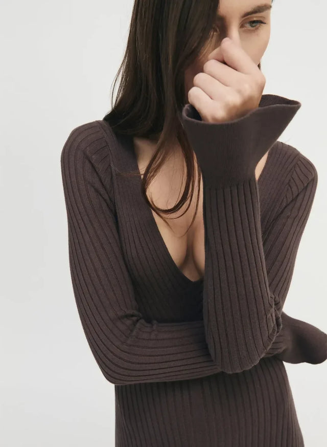Anna Quan Larissa Dress Chocolate