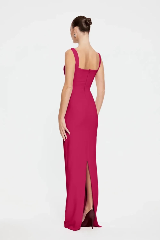 Effie Kats Marbella Gown - Raspberry