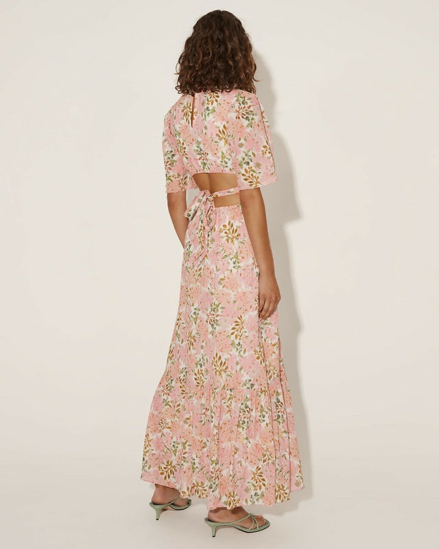 Hansen & Gretel Flores Dress in Watercolour - 10 / Multi - Dresses