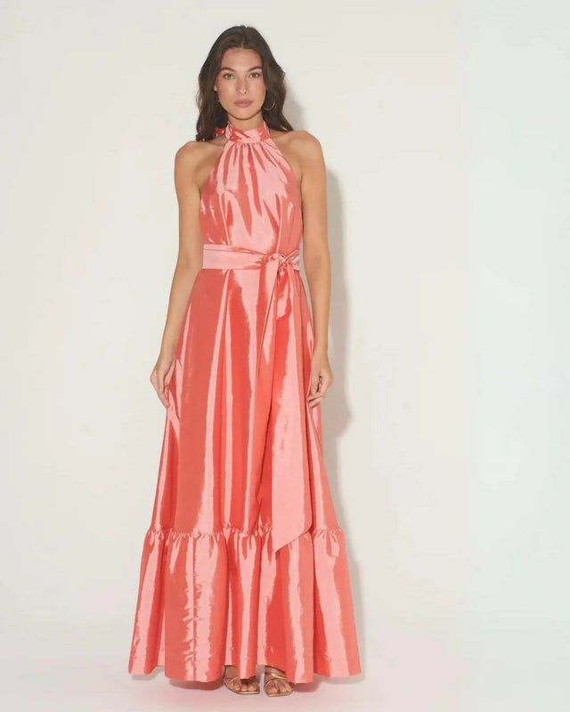 Hansen & Gretel Gateau Gown in Watermelon - 8 / Pink - Dresses