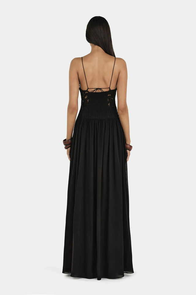 Hansen & Gretel Stephanie Maxi Dress Black Size XS & S - Dresses
