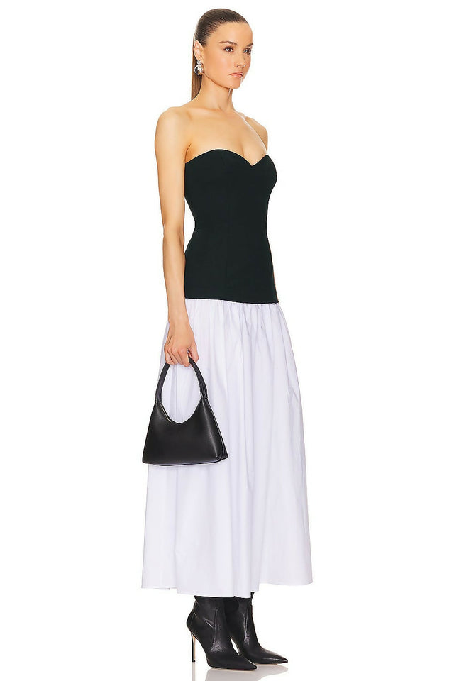 Helsa Faille Colorblock Midi Dress - 6 / Multi - Dresses