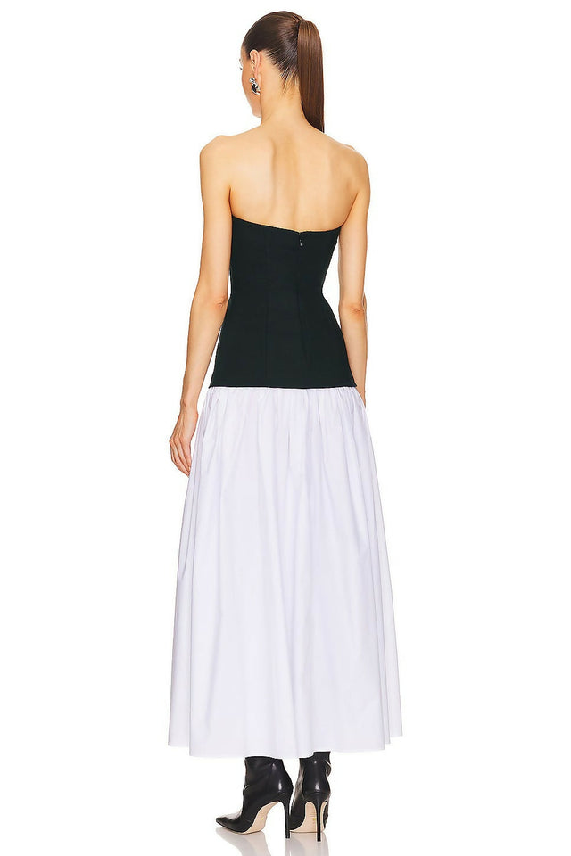 Helsa Faille Colorblock Midi Dress - 6 / Multi - Dresses