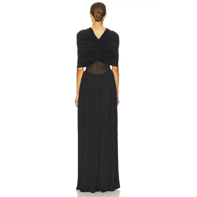 Helsa Philomena Jersey Dress Black Size XS & M - Dresses