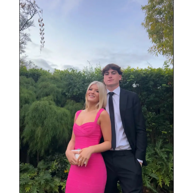 Herve Leger Pink Sweetheart Gown - Dresses