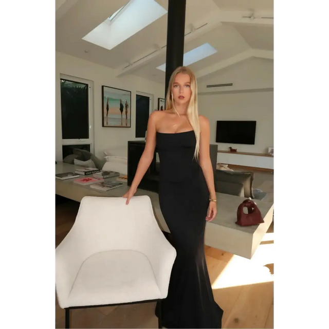 HNTR the Label Noir Louie Gown - Dresses