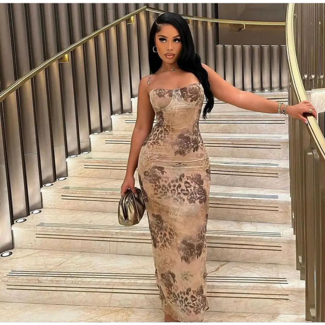 House of CB ‘Aiza’ Floral Print Maxi - Dresses