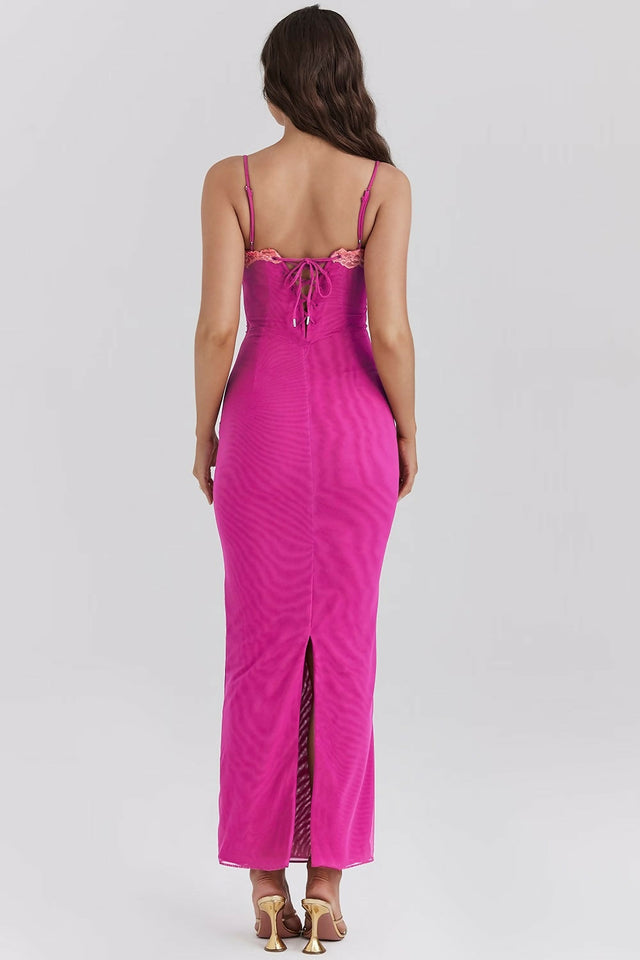 House of CB Aiza Maxi Dress - 8 / Pink - Dresses