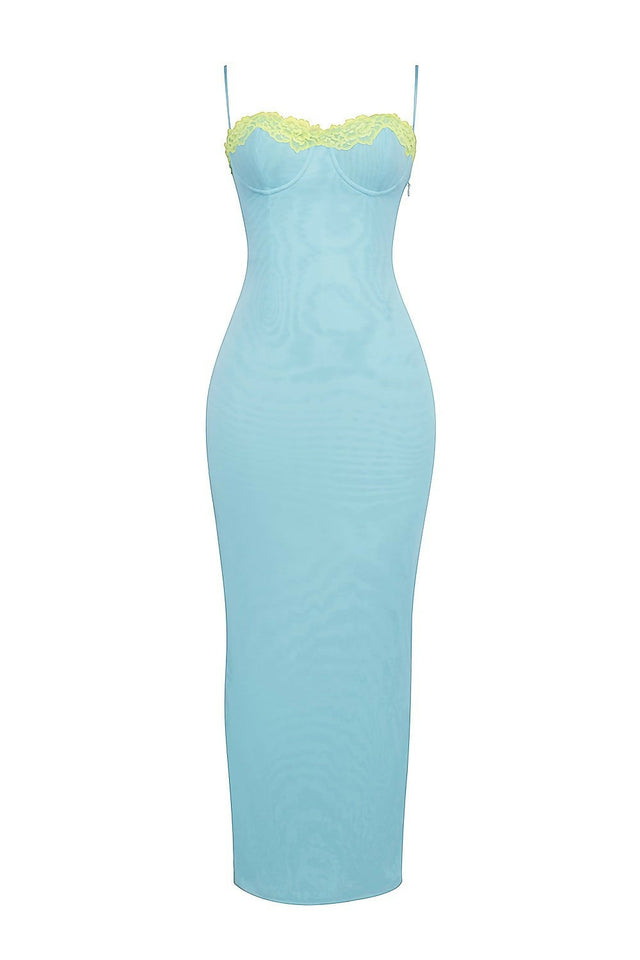 House of CB Aiza Maxi Ocean Blue - 8 / Blue - Dresses