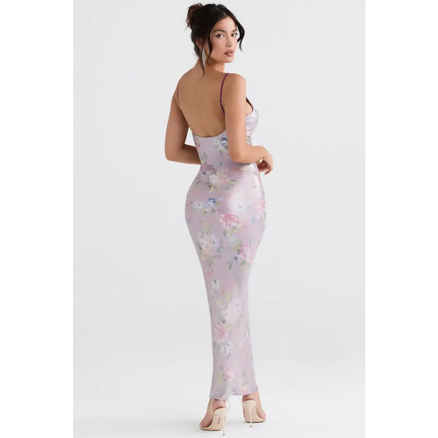 House of CB Aria Floral Maxi Dress - 6 / Multi - Dresses