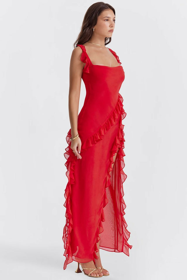 House of CB Ariela Midi/Maxi Dress - 8 / Red - Dresses