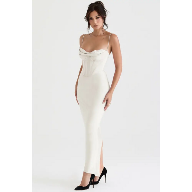 House of CB Charmaine Ivory - 8 / White - Dresses