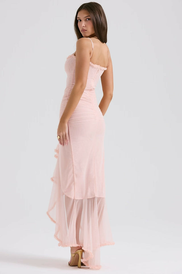 House of CB Gabriella Gown Soft Peach - 8 / Peach - Dresses