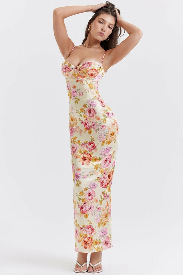 House of CB Josefina Midi/Maxi Dress - 8 / Floral - Dresses