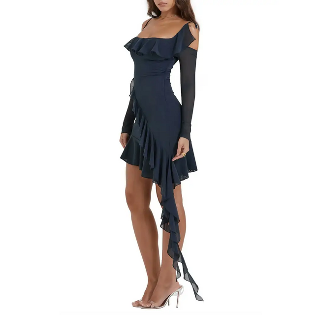 House of CB Kiki Mini Dress - 10 / Blue - Dresses