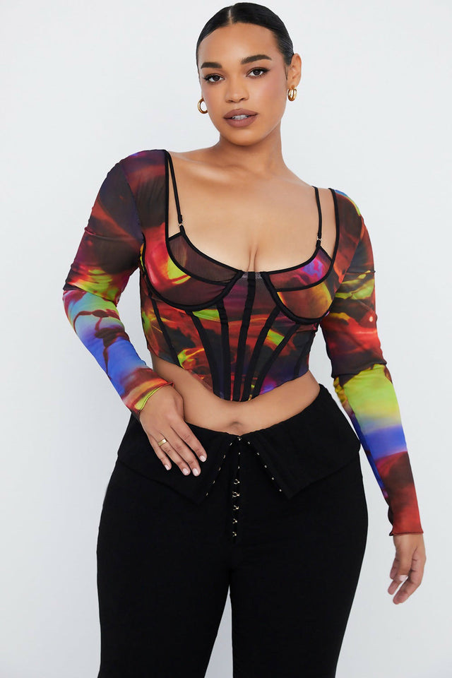House of CB Mischa Corset - 14 / Multi - Tops