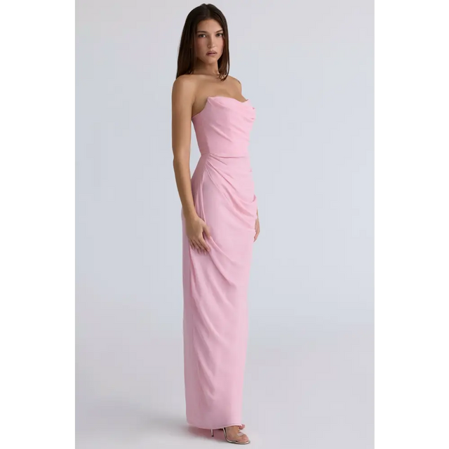 House of CB Pink Adrienne Gown - 6 / Pink - Dresses