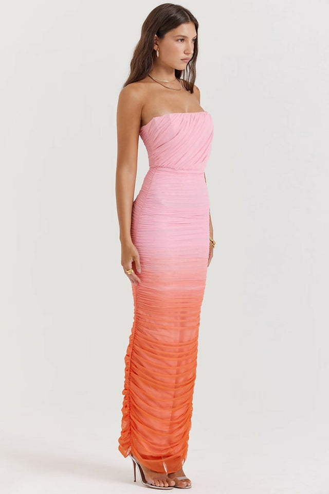 House of CB Sapphire Ombré Maxi - 8 / Multi - Dresses
