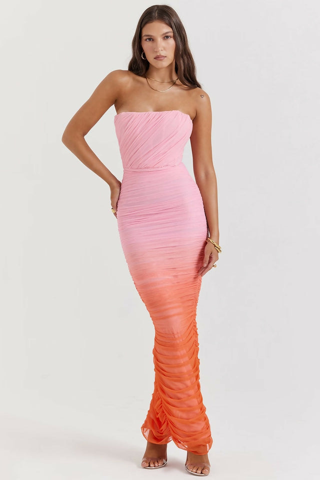 House of CB Sapphire Ombré Maxi - 8 / Multi - Dresses