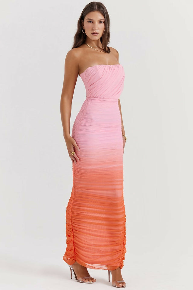 House of CB Sapphire Ombré Maxi - 8 / Multi - Dresses