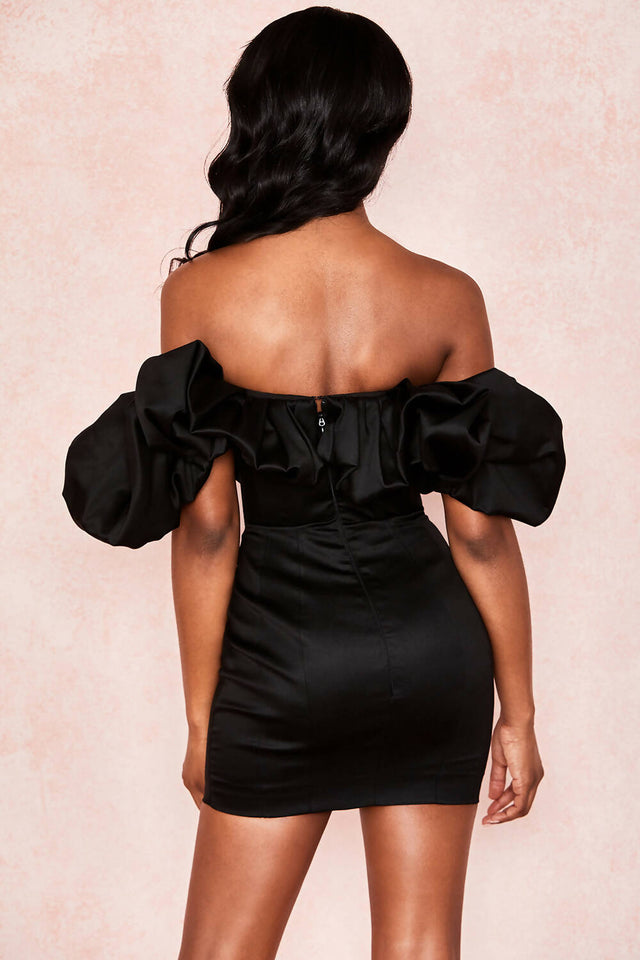 House of CB Selena Mini Dress - 14 / Black - Dresses