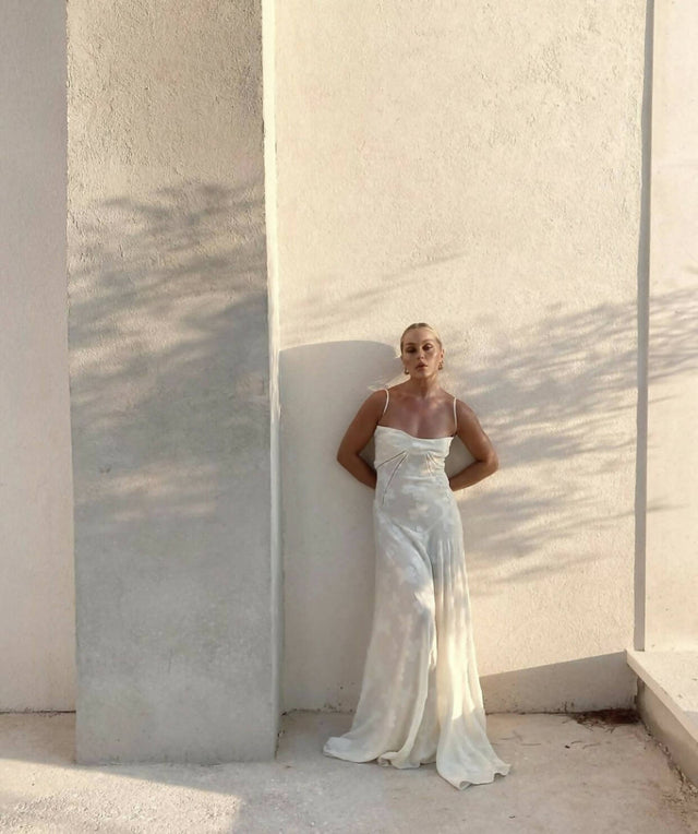 House Of CB Seren Maxi Dress in White - Dresses