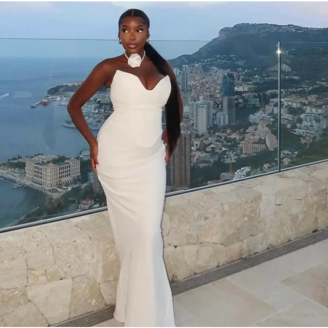 House of Cb ‘Tamara’ Ivory Corset Maxi - S (6-8) / White - Dresses