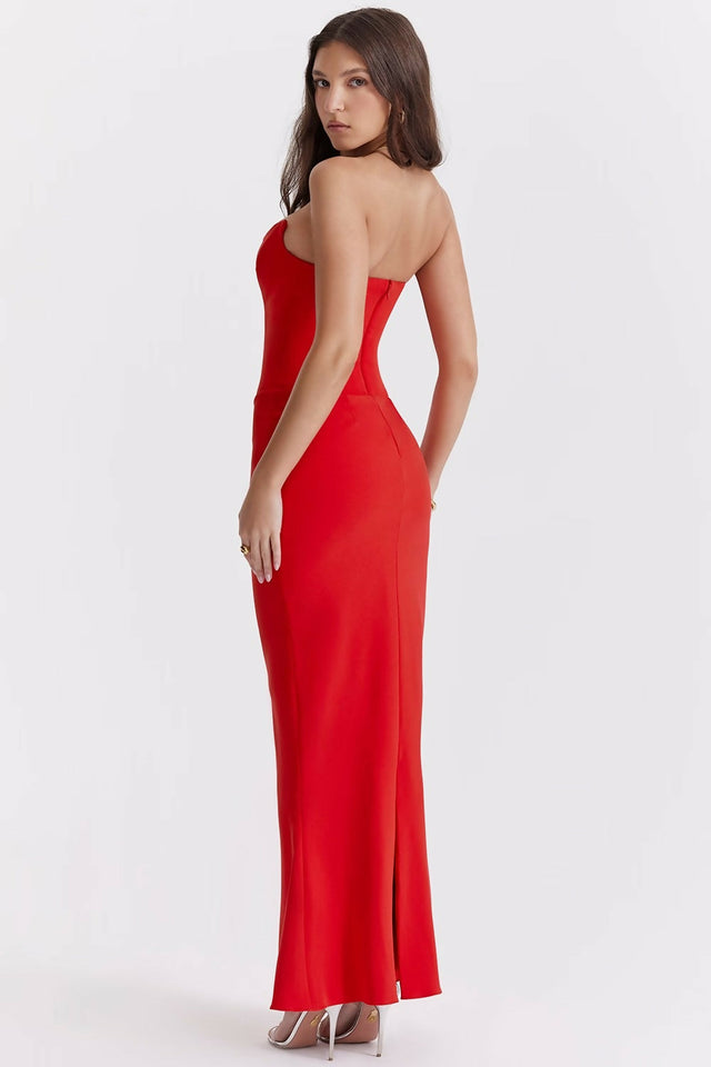 House of CB Tamara Maxi Red - Dresses