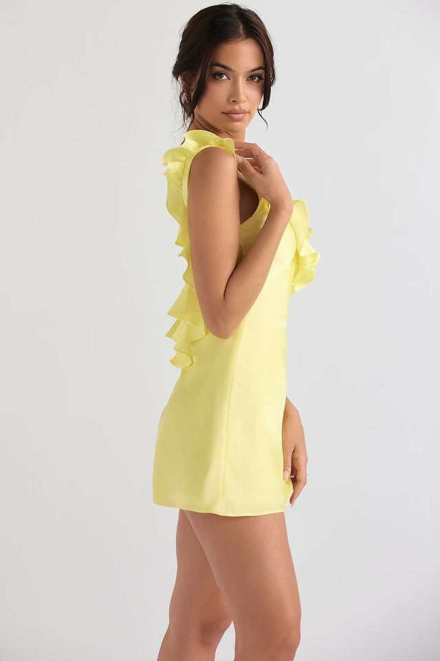 House of CB Tink Mini Dress - 8 / Yellow - Dresses