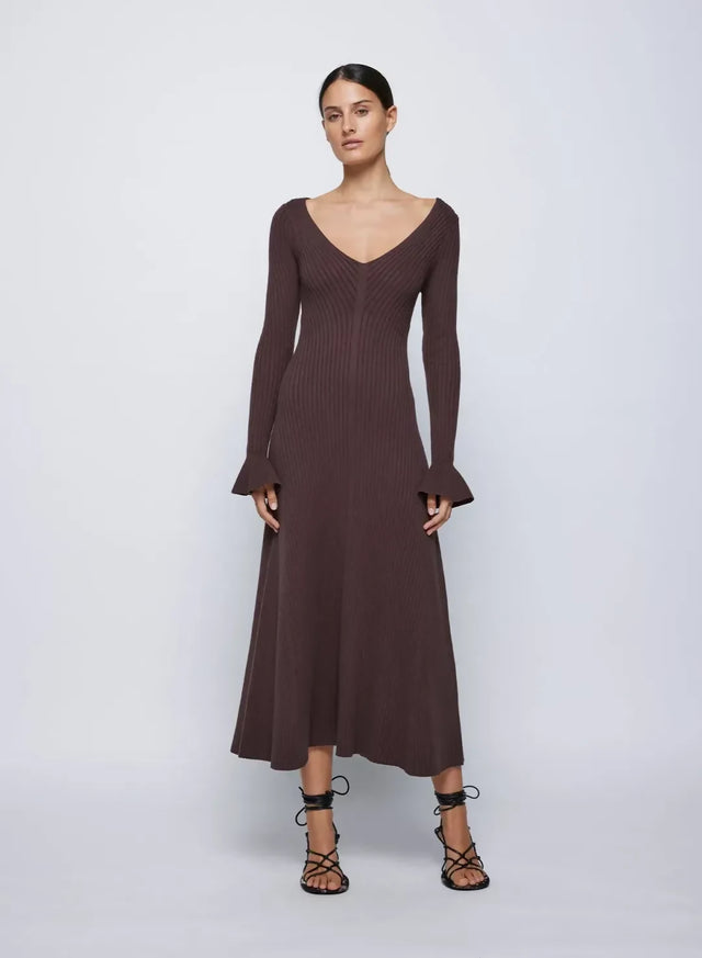 Anna Quan Larissa Dress Chocolate
