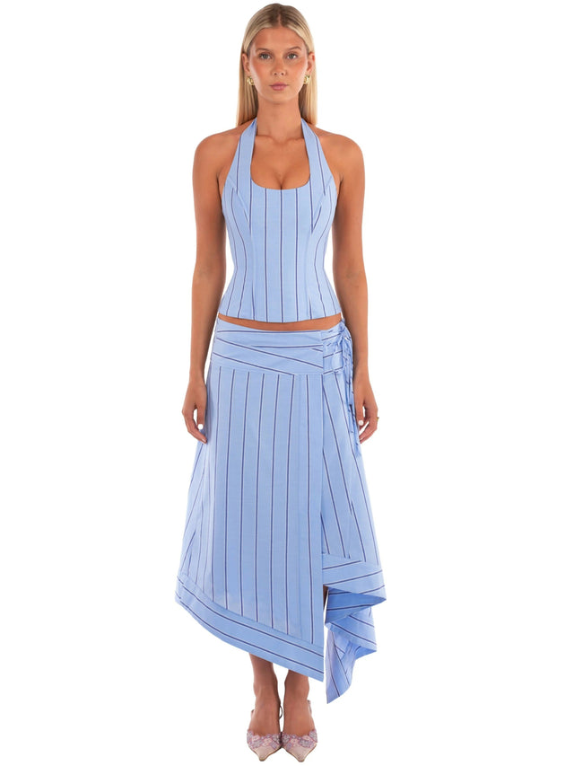 I am Delilah SABRINA Corset + Wrap Skirt in BLUEBELL - Outfit Sets