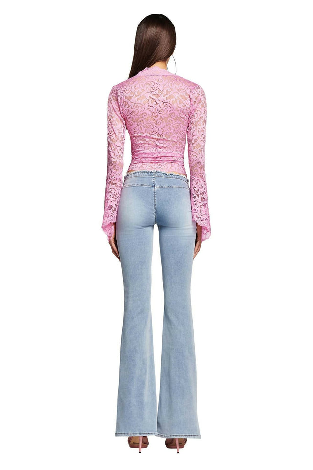 I am Gia Gemma Top Pink - 6 / Pink - Tops
