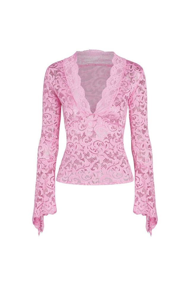 I am Gia Gemma Top Pink - 6 / Pink - Tops