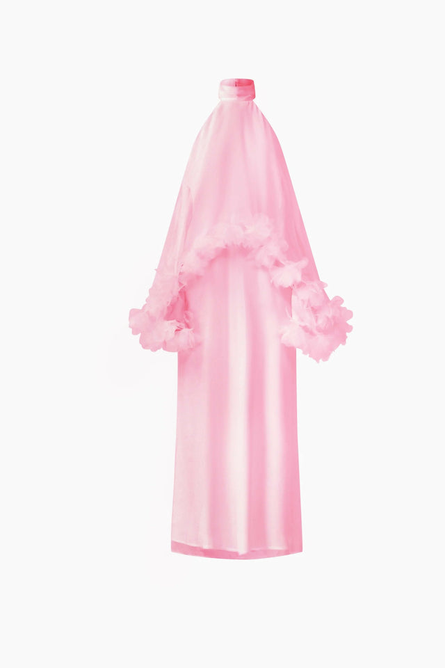 Elliatt Poppy Cape Gown in Pink