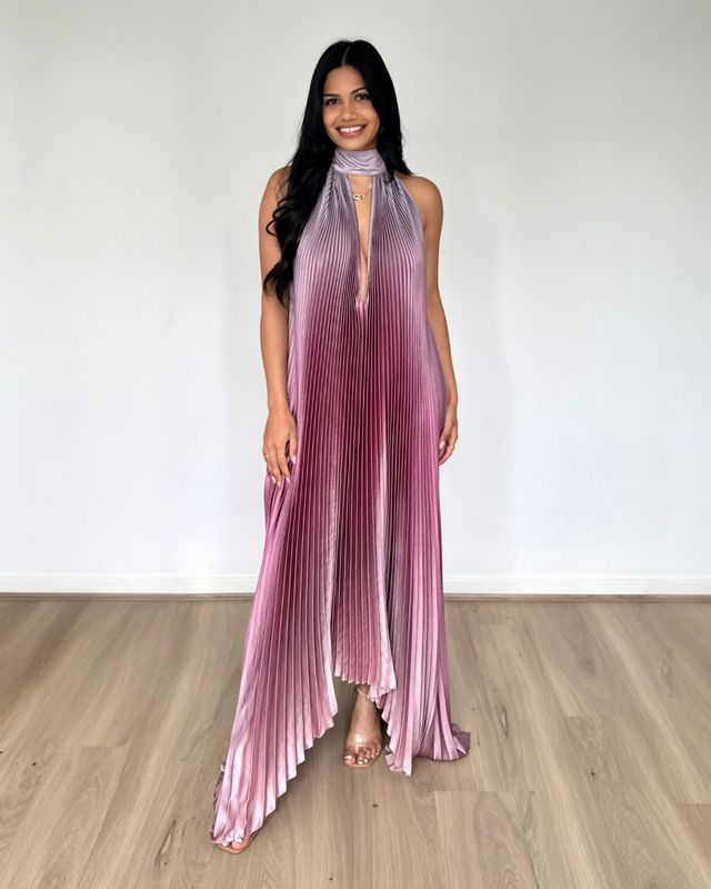 L'idee Opera Gown Mauve Ombre