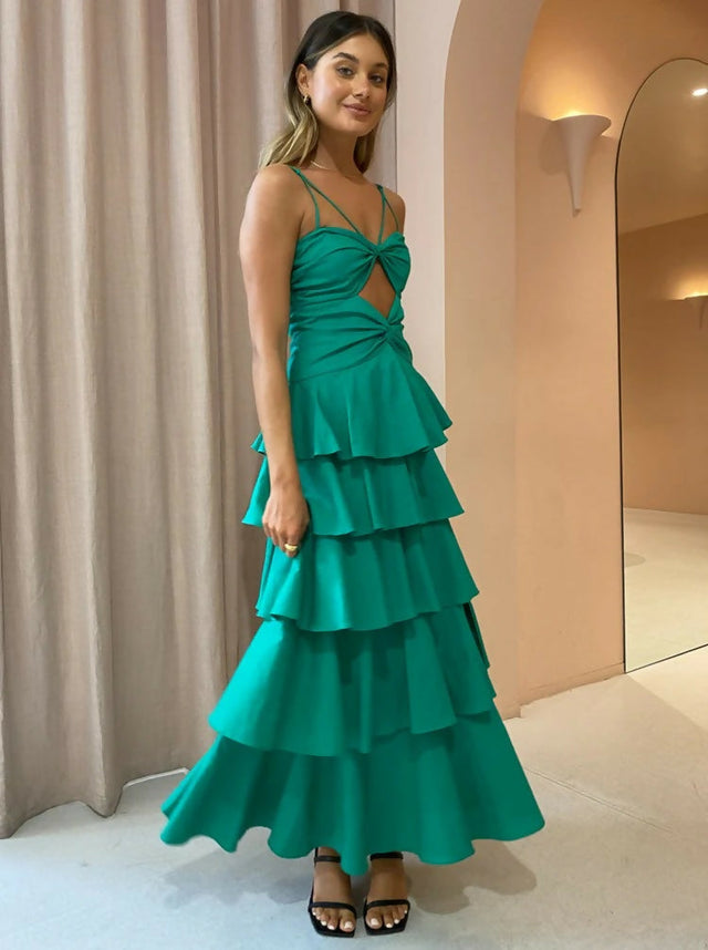Issy Hope Floats Dress in Jade - 8 / Green - Dresses